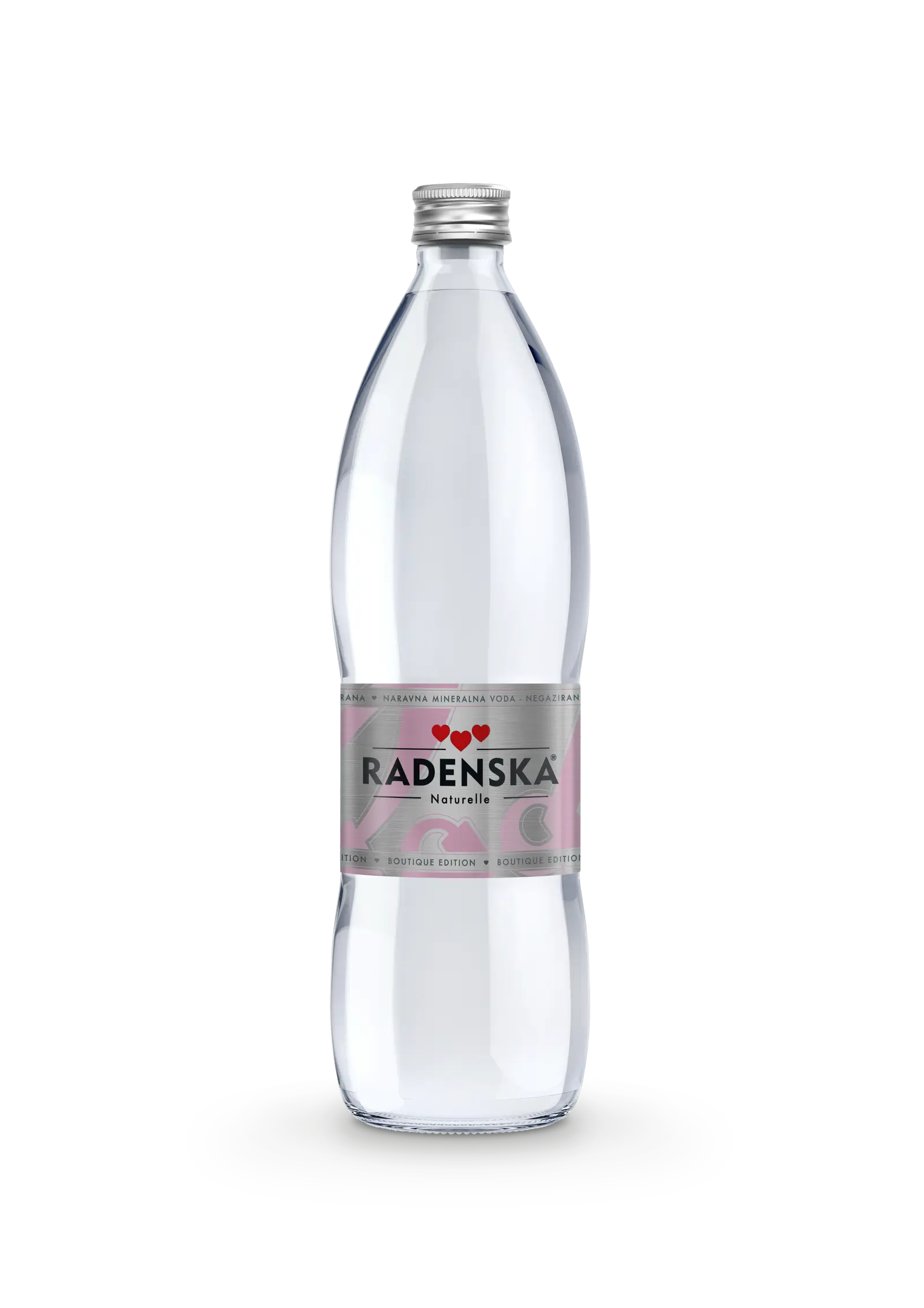 Radenska, Ujë natyral, qelq, 0,75 L